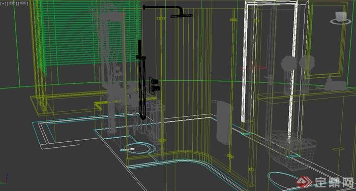 室内浴室装饰设计3DMAX模型(1)