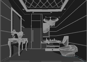 某酒店卫生间室内设计3DMAX模型