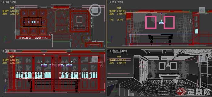 某复式住宅娱乐室室内设计3DMAX模型(2)