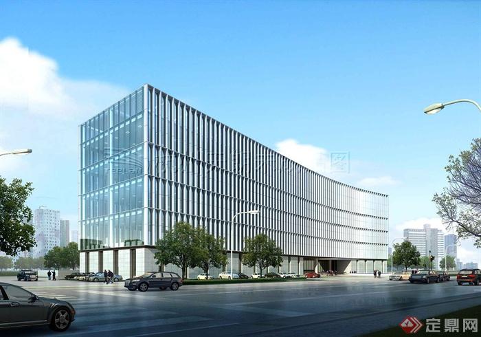 江干区检察院建筑设计3DMAX模型