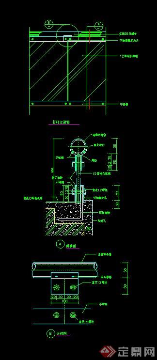 欧式栏杆设计CAD详图(2)