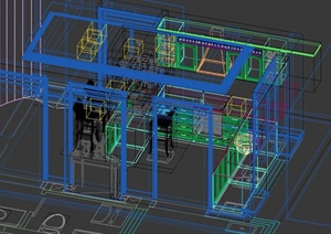 室内住宅厨房装饰设计3DMAX模型
