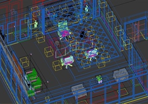 董事长办公室室内设计3DMAX模型