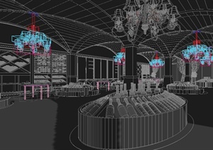 酒吧装饰设计3DMAX模型