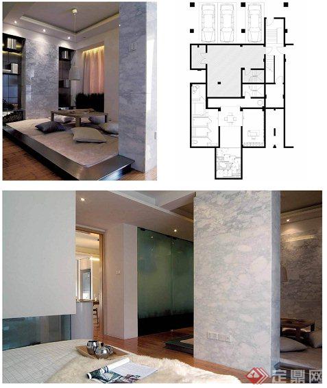 某现代中式别墅室内设计JPG方案图(3)