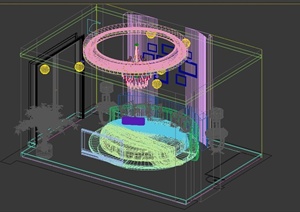 某简约风格卧室家装设计方案3DMAX模型