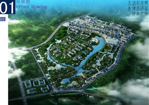 江西某中式旅游区规划设计方案