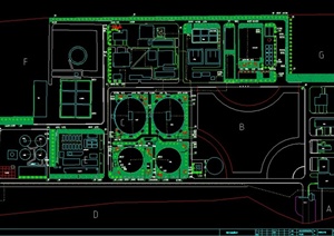 某污水厂绿化设计CAD方案头