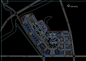 现代某地广场规划设计CAD方案图