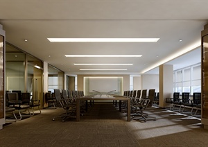 会议室装饰设计3DMAX模型