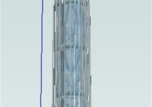 现代超高层大厦建筑设计SU(草图大师)模型