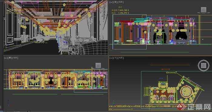 某现代风格洽谈室装修设计3DMAX模型(2)