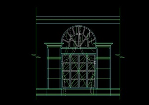 某现代建筑常用窗子设计CAD立面图