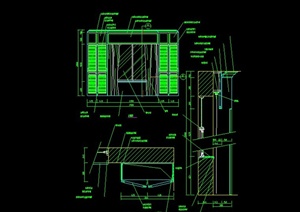 某现代常用窗子设计CAD施工图