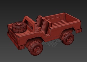 一辆玩具车设计3DMAX模型