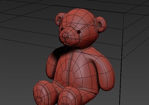 玩具熊设计3DMAX模型