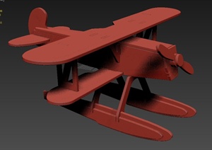 玩具飞机设计3DMAX模型