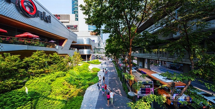 某东南亚风格城市人行道设计JPG方案图(1)
