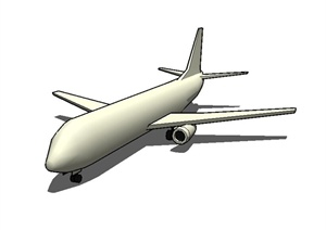 一架飞机SU(草图大师)模型