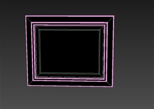 某现代室内相框设计3DMAX模型