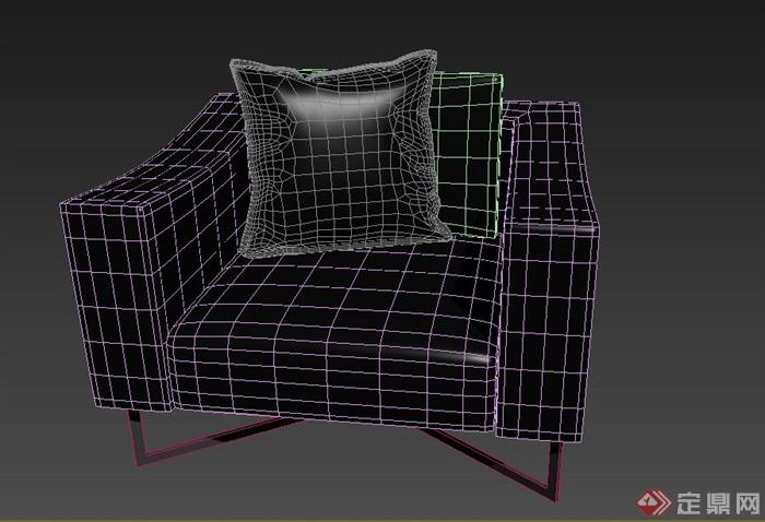 某现代室内沙发设计3DMAX模型(1)