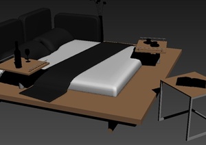 床组合设计3DMAX模型