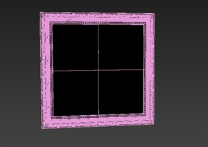 现代室内某相框设计3DMAX模型