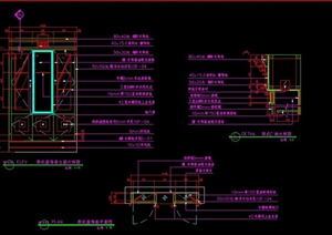 西式装饰柜设计CAD施工图