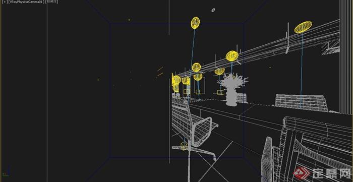 某现代服装设计办公室装修设计3DMAX模型(1)