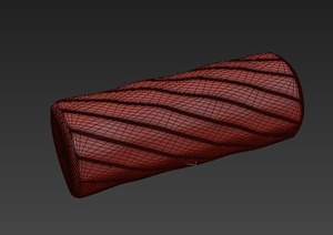 圆柱形靠枕设计3DMAX模型
