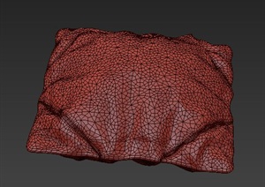 方形抱枕设计3DMAX模型