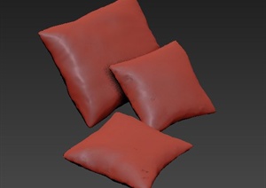 室内装饰枕头组合3dmax模型