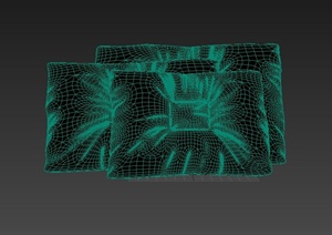 三个室内坐垫设计3DMAX模型