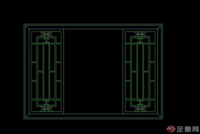 30款建筑常用古典中式窗子设计CAD方案图(1)