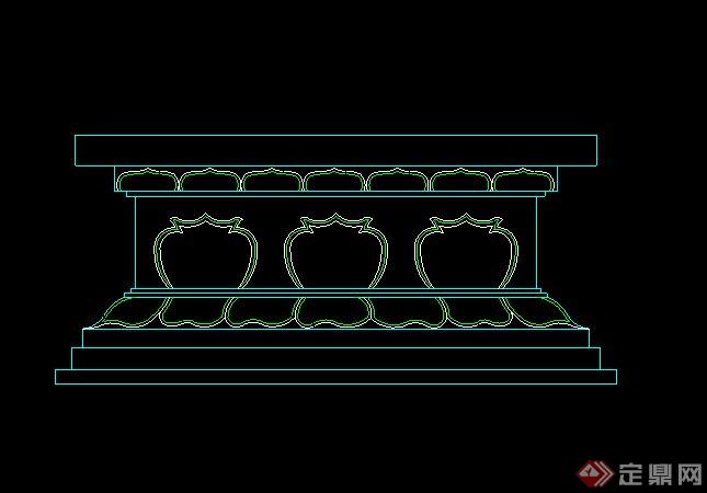 39款中式柱头的样式及CAD设计详图(3)