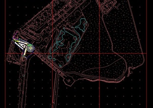 现代某滨水广场景观设计CAD图