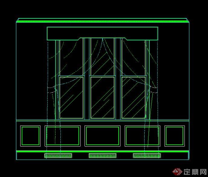 15道窗子设计CAD施工图或立面图(2)