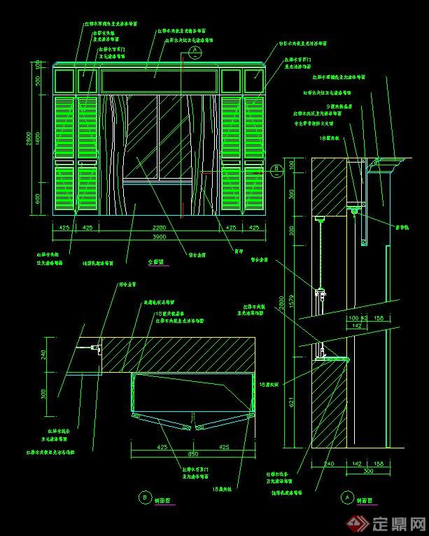 15道窗子设计CAD施工图或立面图(3)