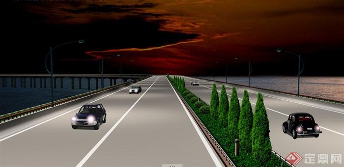 某地钱江五桥景观设计JPG方案与3DMAX模型(5)