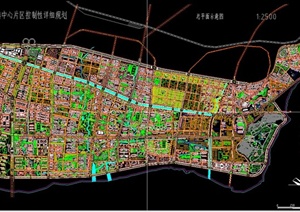 某瓯北镇中心片区修建性整体规划设计详细CAD图