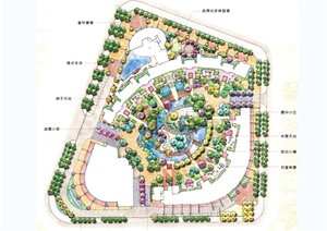 某现代住宅花园景观设计CAD图