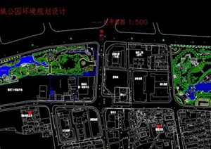 上海某中式风格公园景观规划方案