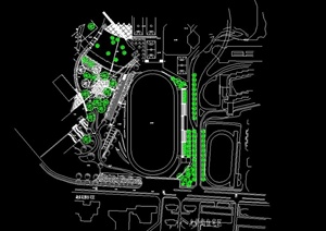某生态广场景观规划设计CAD方案图