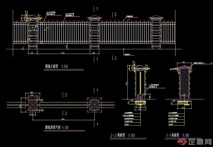 某青山殿水库环境全套设计CAD施工图(5)