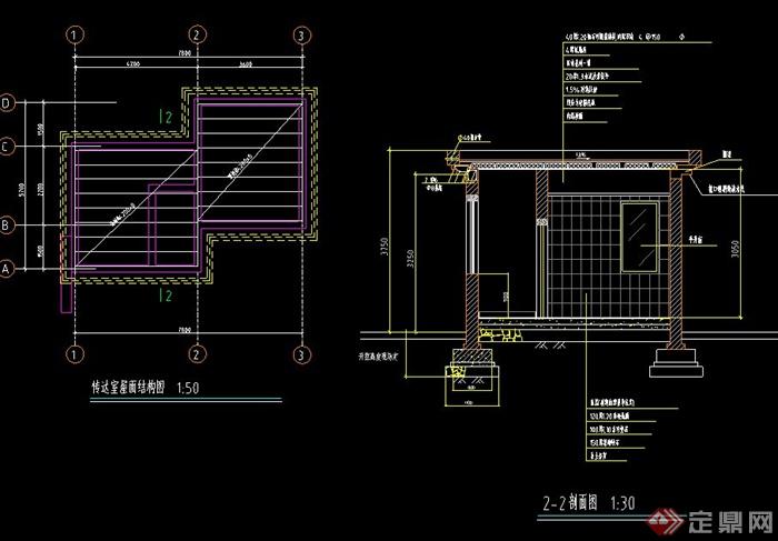 某青山殿水库环境全套设计CAD施工图(7)