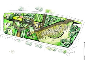 某春文化广场景观设计CAD图与3DMAX模型