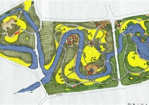 鹅脯公园景观详细规划设计CAD图