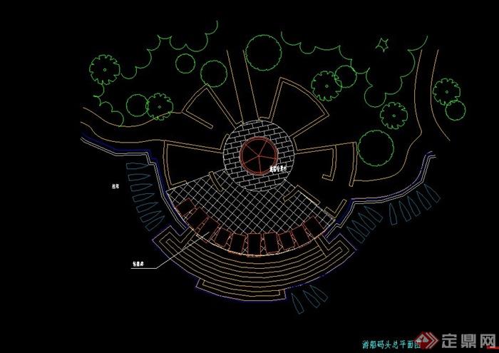 鹅脯公园景观详细规划设计CAD图(6)