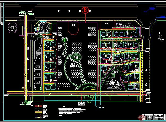北京某广场景观设计CAD施工图(1)