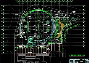 某市政文化广场景观设计施工图